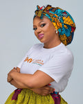Addis Ababa Satin Wrap Crown Bonnet