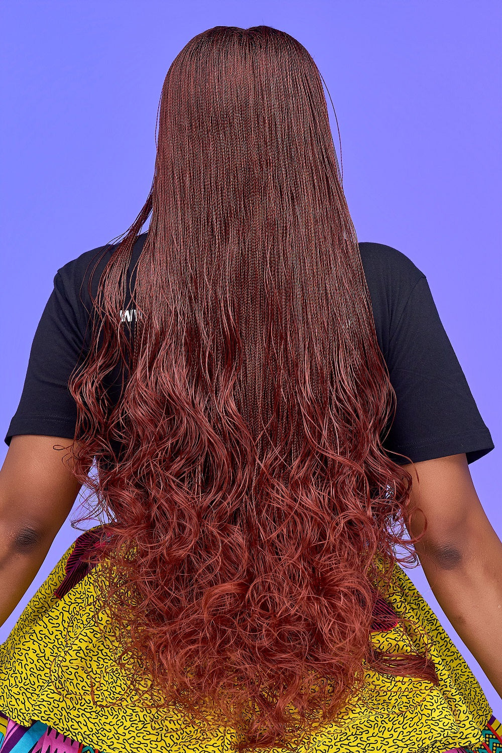 Queen Nandi Red Gold Microtwist