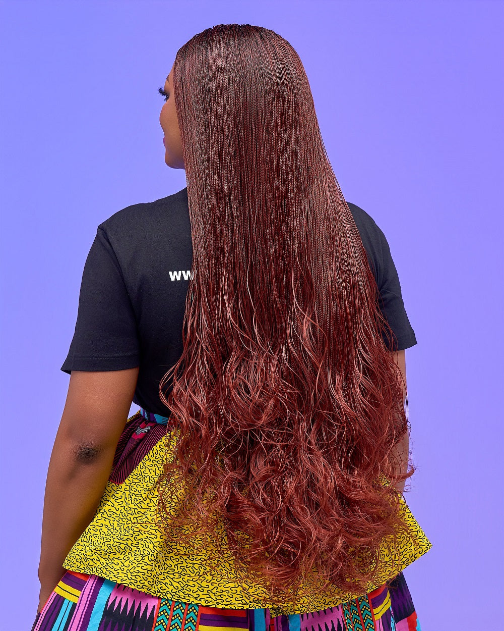 Queen Nandi Red Gold Microtwist